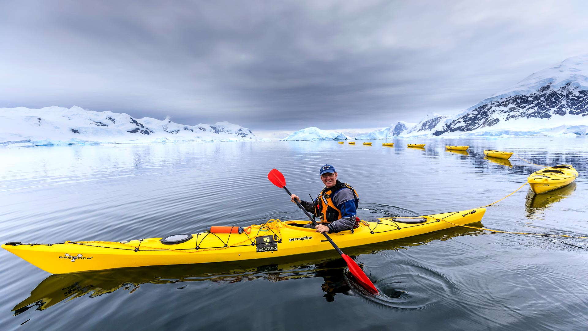 This is usually a good area to get out in the kayaks ...